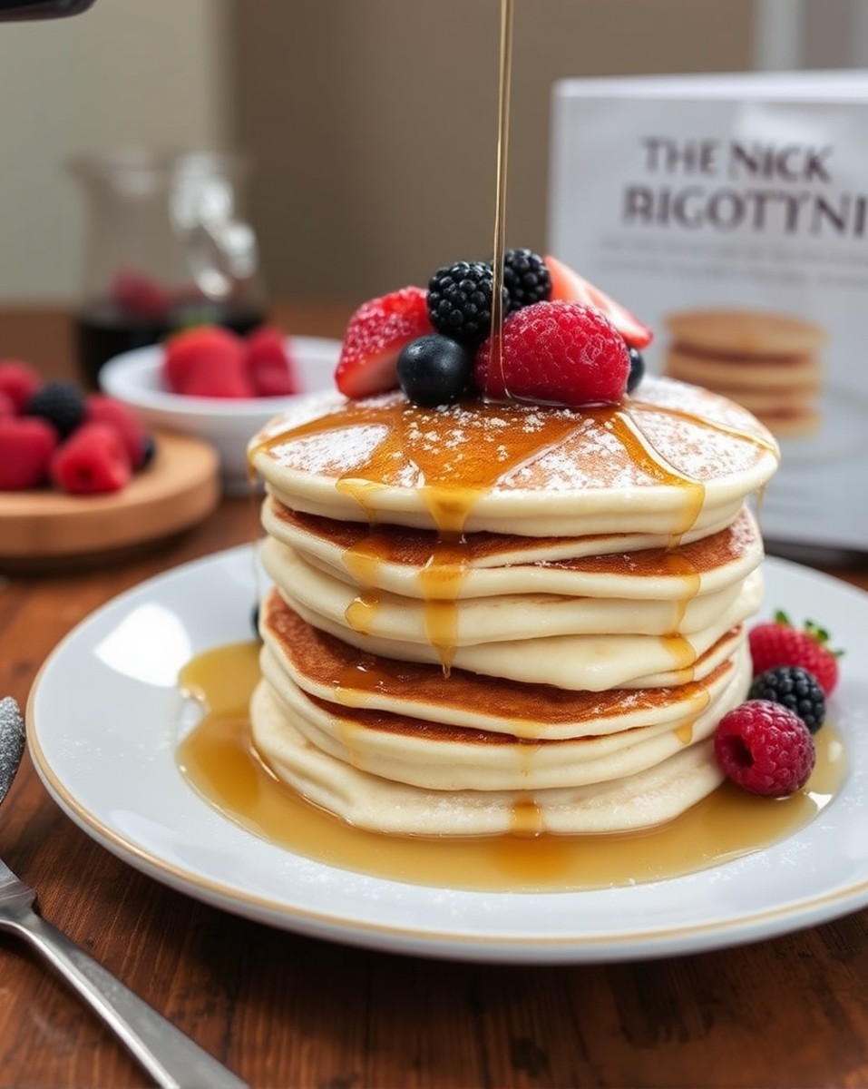 Fluffy Ricotta Pancakes: The Most Popular Breakfast Recipe in Nick DiGiovanni’s Book