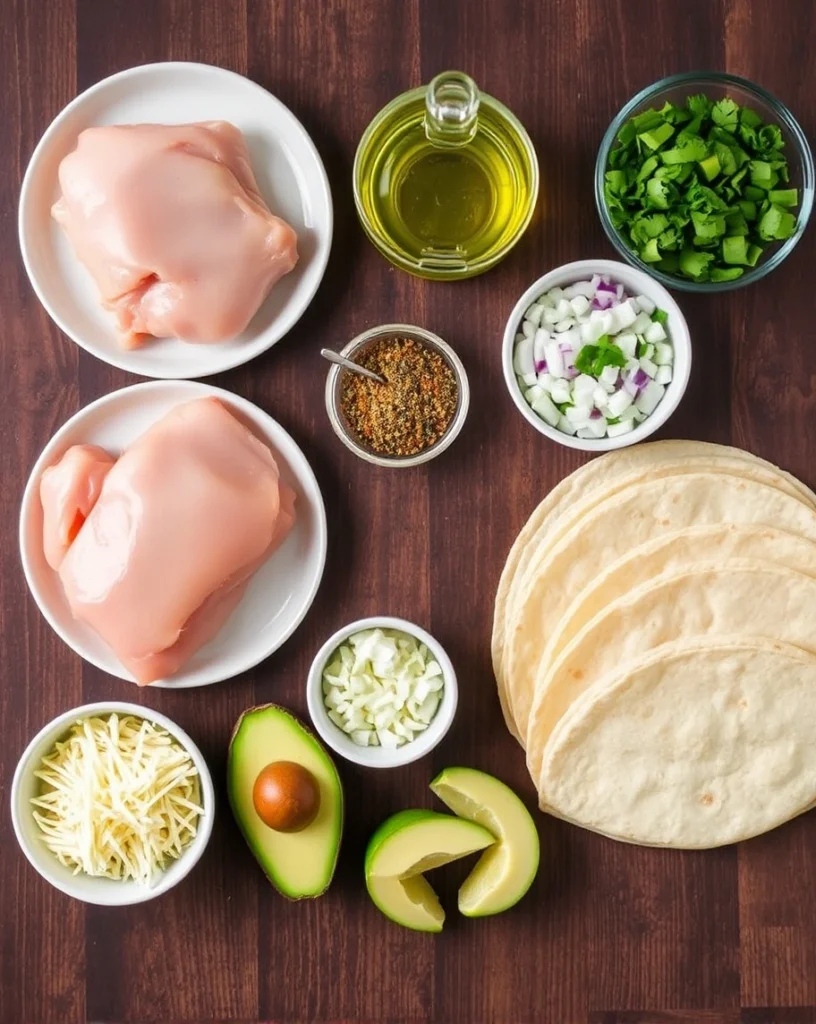 Popular Recipes An overhead shot of taco ingredients arranged on a a45c4297 a67a 4b89 8da8 519ee685359f 1