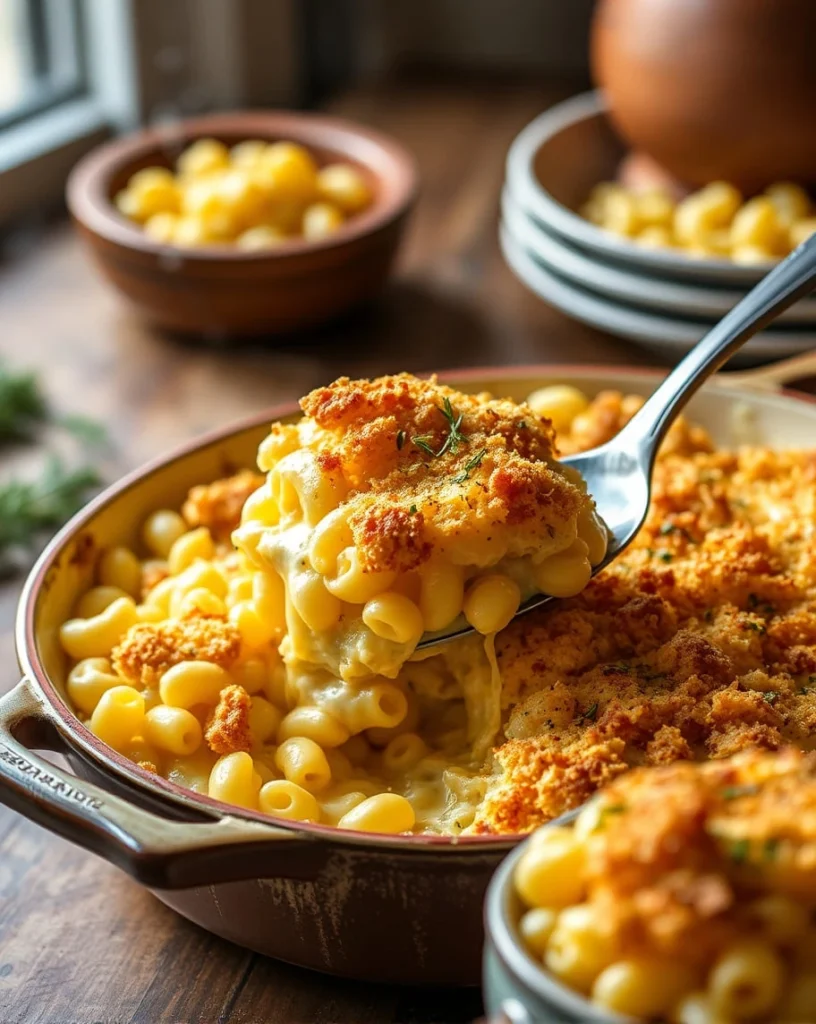 Old Fashioned Baked Macaroni and Cheese