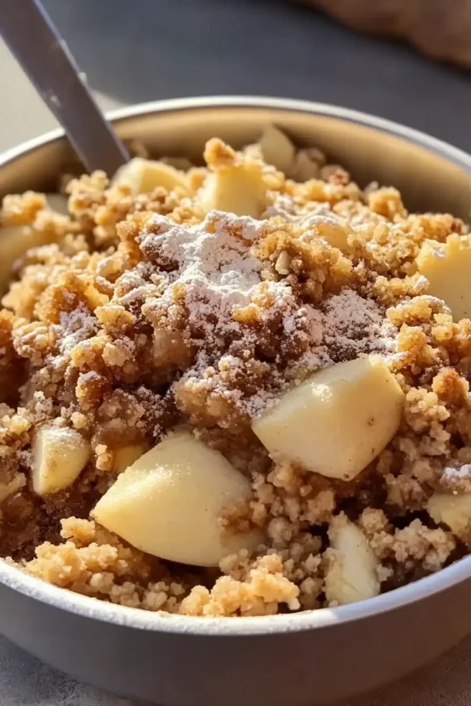  Apple & Mincemeat Crumble 