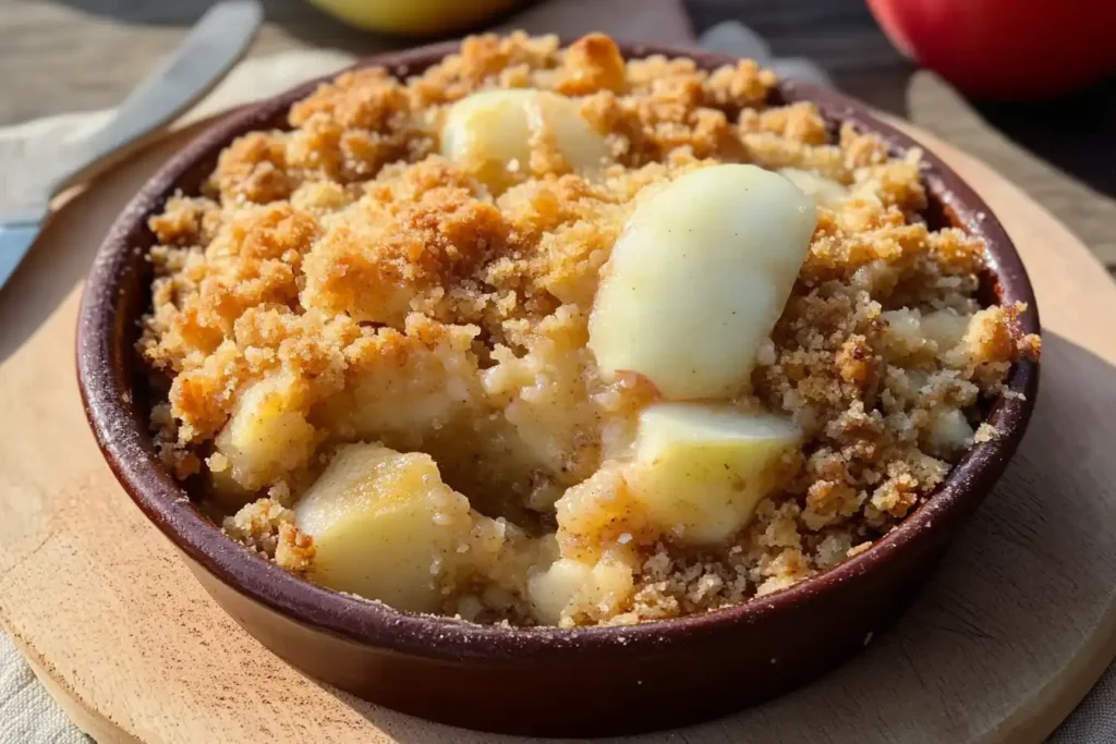 Apple and Mincemeat Crumble