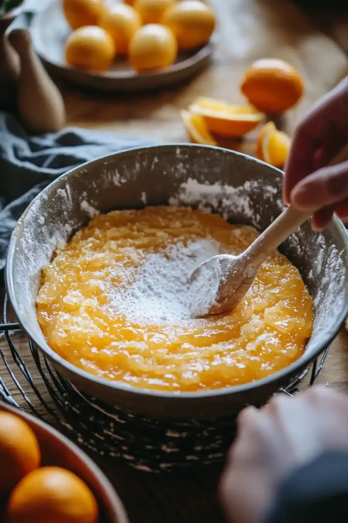 Orange marmalade cake