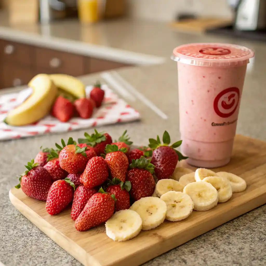  Ingredients of Costco strawberry banana smoothie